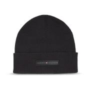 Skyline Heren Beanie Tommy Hilfiger , Black , Heren