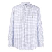 Micro-check overhemd Ralph Lauren , Blue , Heren