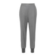 Grijze wollen broek met centrale plooien Stella McCartney , Gray , Dam...