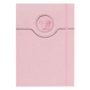 Elastische Sluiting Logo Notitieboek Versace , Pink , Dames