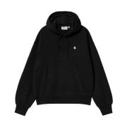 Zwarte Women's Casey Hoodie Carhartt Wip , Black , Dames