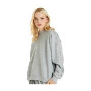 Sweatshirt met pailletten detail Alma EN Pena , Gray , Dames