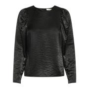 Elegante Zwarte Blouse Didraiw Stijl InWear , Black , Dames