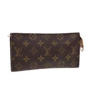 Pre-owned Canvas pouches Louis Vuitton Vintage , Brown , Dames