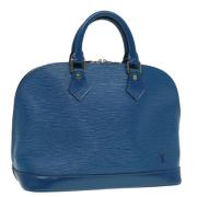 Pre-owned Leather louis-vuitton-bags Louis Vuitton Vintage , Blue , Da...