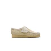 Platte Mesh Schoenen - Beige Clarks , Beige , Heren