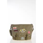 Canvas Schoudertas met Patched Logo VON Dutch , Brown , Heren