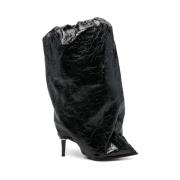 Zwarte Lakleren Stiletto Hakken Alexander McQueen , Black , Dames