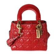 Pre-owned Leather dior-bags Dior Vintage , Red , Dames