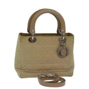 Pre-owned Nylon dior-bags Dior Vintage , Beige , Dames