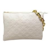 Pre-owned Leather louis-vuitton-bags Louis Vuitton Vintage , Beige , D...