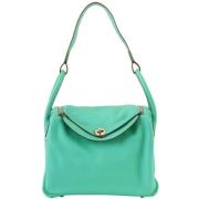 Pre-owned Canvas handbags Hermès Vintage , Green , Dames