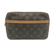 Pre-owned Canvas louis-vuitton-bags Louis Vuitton Vintage , Brown , Da...