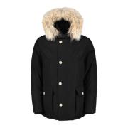 Arctic Anorak Afneembare Bontjas Woolrich , Black , Heren