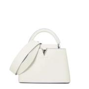 Pre-owned Leather louis-vuitton-bags Louis Vuitton Vintage , White , D...