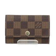 Pre-owned Canvas key-holders Louis Vuitton Vintage , Brown , Dames