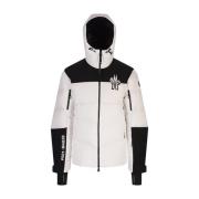 Witte Curtis Dons Ski Jas Moncler , White , Heren