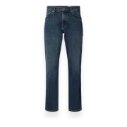 Klassieke Denim Jeans voor Mannen Hugo Boss , Blue , Heren