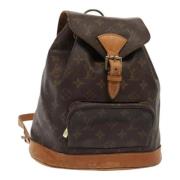 Pre-owned Canvas backpacks Louis Vuitton Vintage , Brown , Dames