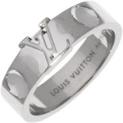 Pre-owned Metal rings Louis Vuitton Vintage , White , Dames