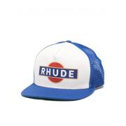 Racer Trucker Hat Navy Blue Rhude , Blue , Unisex