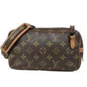 Pre-owned Canvas clutches Louis Vuitton Vintage , Brown , Dames