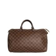 Pre-owned Canvas handbags Louis Vuitton Vintage , Brown , Dames