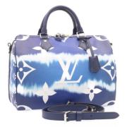 Pre-owned Canvas louis-vuitton-bags Louis Vuitton Vintage , Blue , Dam...