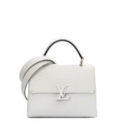 Pre-owned Leather louis-vuitton-bags Louis Vuitton Vintage , White , D...