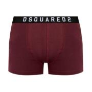 Katoenen boxershorts met logo Dsquared2 , Red , Heren