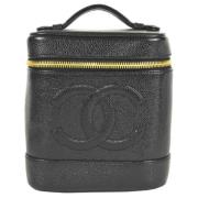 Pre-owned Leather chanel-bags Chanel Vintage , Black , Dames