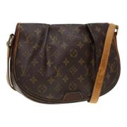 Pre-owned Canvas shoulder-bags Louis Vuitton Vintage , Brown , Dames