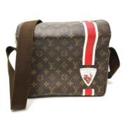 Pre-owned Canvas louis-vuitton-bags Louis Vuitton Vintage , Brown , Da...