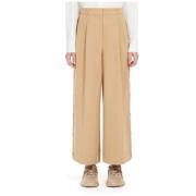 Beige Cropped Broek Weekend , Beige , Dames