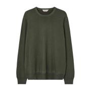 Merino Wol Groene Trui Gran Sasso , Green , Heren