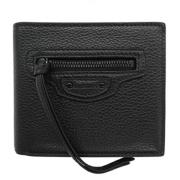 Pre-owned Leather wallets Balenciaga Vintage , Black , Dames