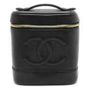 Pre-owned Leather chanel-bags Chanel Vintage , Black , Dames