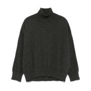 Antraciet Melange Coltrui Sweater Loulou Studio , Gray , Dames