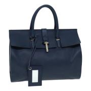 Pre-owned Leather handbags Balenciaga Vintage , Blue , Dames