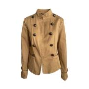 Safari Katoenen Jas Slim Fit Bazar Deluxe , Beige , Dames