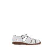 Monnik Stijl Leren Sandalen Paraboot , White , Heren