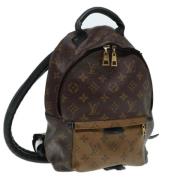 Pre-owned Canvas backpacks Louis Vuitton Vintage , Brown , Dames