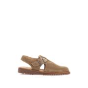 Suède Leren Adriatic Sabot met Band Paraboot , Beige , Dames