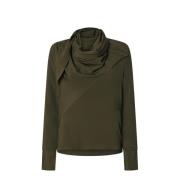 Groene Zijde Blend Topkleding Elegantie Pinko , Green , Dames