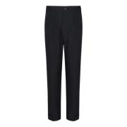 Zwarte Geplooide Broek Aw24 Tom Ford , Black , Heren