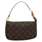 Pre-owned Canvas louis-vuitton-bags Louis Vuitton Vintage , Brown , Da...