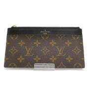 Pre-owned Canvas wallets Louis Vuitton Vintage , Brown , Dames