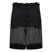 Zwarte Gelaagde Rok Maison Margiela , Black , Dames