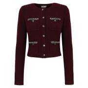 Boucle Cardigan met juweel details Elisabetta Franchi , Red , Dames