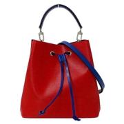 Pre-owned Leather handbags Louis Vuitton Vintage , Red , Dames